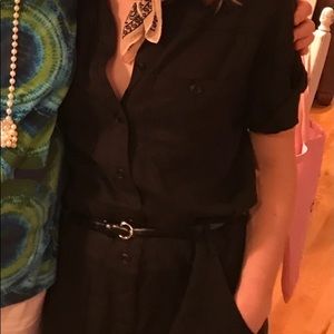 Urban Outfitters BDG Black boiler suit